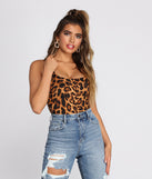 With fun and flirty details, Lead The Way In Leopard Print Bodysuit shows off your unique style for a trendy outfit for the summer season!