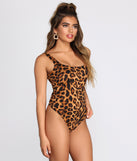 With fun and flirty details, Lead The Way In Leopard Print Bodysuit shows off your unique style for a trendy outfit for the summer season!