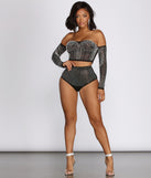 With fun and flirty details, Beautifully Beaded Rhinestone And Pearl Crop Top shows off your unique style for a trendy outfit for the summer season!