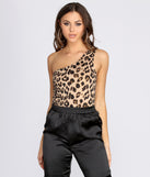 With fun and flirty details, Leopard Print One Shoulder Bodysuit shows off your unique style for a trendy outfit for the summer season!
