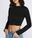 With fun and flirty details, Get With It Crop Top shows off your unique style for a trendy outfit for the summer season!