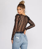 With fun and flirty details, Luxe In Lace Surplice Top shows off your unique style for a trendy outfit for the summer season!