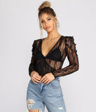 With fun and flirty details, Luxe In Lace Surplice Top shows off your unique style for a trendy outfit for the summer season!