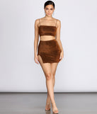 With fun and flirty details, Glitter Queen Knit Crop Top shows off your unique style for a trendy outfit for the summer season!