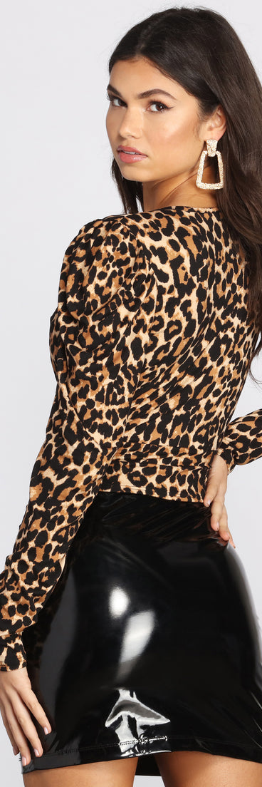 With fun and flirty details, Oh So Sassy Leopard Print Top shows off your unique style for a trendy outfit for the summer season!