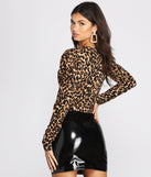 With fun and flirty details, Oh So Sassy Leopard Print Top shows off your unique style for a trendy outfit for the summer season!