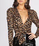 With fun and flirty details, Oh So Sassy Leopard Print Top shows off your unique style for a trendy outfit for the summer season!