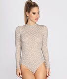 With fun and flirty details, Leopard Print Mock Neck Bodysuit shows off your unique style for a trendy outfit for the summer season!