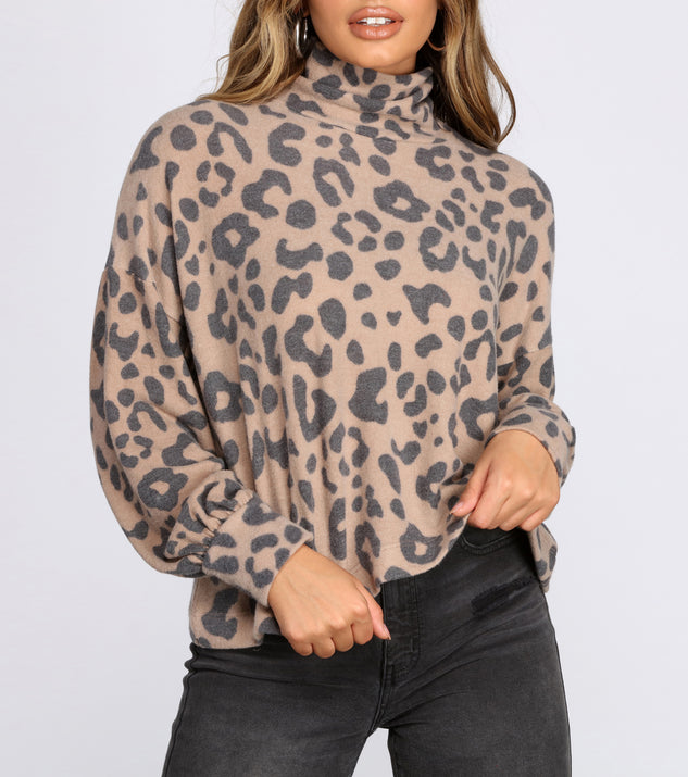 With fun and flirty details, WIld One Turtleneck Top shows off your unique style for a trendy outfit for the summer season!