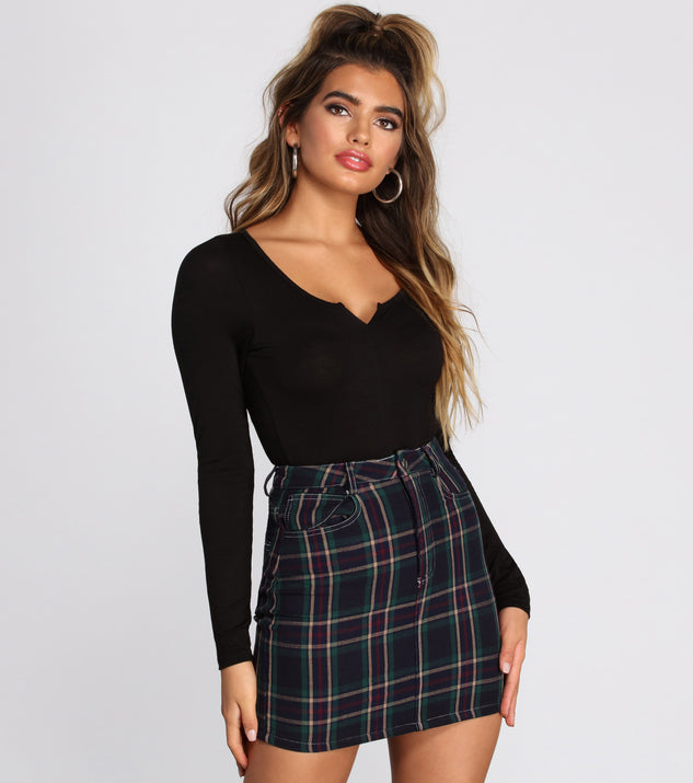 Notch Your Basic Bodysuit