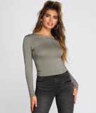 Knot Back Knit Crop Top