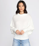With fun and flirty details, Cowl Neck Dolman Sleeve Top shows off your unique style for a trendy outfit for the summer season!