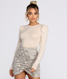 Casually Chic Puff Shoulder Top for 2022 festival outfits, festival dress, outfits for raves, concert outfits, and/or club outfits