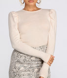 Casually Chic Puff Shoulder Top for 2022 festival outfits, festival dress, outfits for raves, concert outfits, and/or club outfits