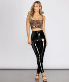 With fun and flirty details, Fierce And Fashionable Snake Print Crop Top shows off your unique style for a trendy outfit for the summer season!