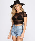 So Meshed Up Top is a trendy pick to create 2023 festival outfits, festival dresses, outfits for concerts or raves, and complete your best party outfits!