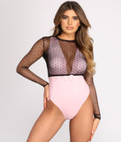 With fun and flirty details, Polka Dot Darling Mesh Top shows off your unique style for a trendy outfit for the summer season!