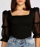 With fun and flirty details, Moment For Mesh Top shows off your unique style for a trendy outfit for the summer season!