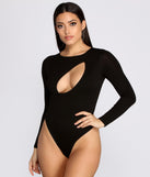 With fun and flirty details, Cut Out Layered Knit Bodysuit shows off your unique style for a trendy outfit for the summer season!