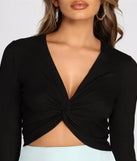 With fun and flirty details, Knot Over Your Ribbed Knit Crop Top shows off your unique style for a trendy outfit for the summer season!