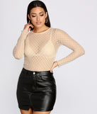 Get On It Patterned Mesh Top is a trendy pick to create 2023 festival outfits, festival dresses, outfits for concerts or raves, and complete your best party outfits!