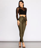 With fun and flirty details, Catch Me Cropped Mesh Top shows off your unique style for a trendy outfit for the summer season!