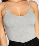 With fun and flirty details, Keeping Knit Basic Cami shows off your unique style for a trendy outfit for the summer season!