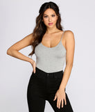 With fun and flirty details, Keeping Knit Basic Cami shows off your unique style for a trendy outfit for the summer season!