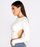 With fun and flirty details, In The Open Tie Back Crop Top shows off your unique style for a trendy outfit for the summer season!
