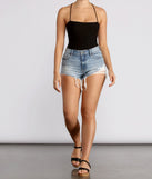 With fun and flirty details, Looking Good Lace Up Bodysuit shows off your unique style for a trendy outfit for the summer season!