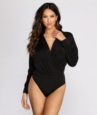 With fun and flirty details, My Oh My Plunging Surplice Bodysuit shows off your unique style for a trendy outfit for the summer season!