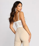With fun and flirty details, Criss Cross My Heart Rhinestone Bustier shows off your unique style for a trendy outfit for the summer season!