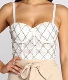 Criss Cross My Heart Rhinestone Bustier is a trendy pick to create 2023 festival outfits, festival dresses, outfits for concerts or raves, and complete your best party outfits!