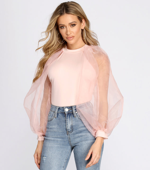 With fun and flirty details, Sheer Perfection Puff Sleeve Bodysuit shows off your unique style for a trendy outfit for the summer season!