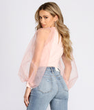 With fun and flirty details, Sheer Perfection Puff Sleeve Bodysuit shows off your unique style for a trendy outfit for the summer season!