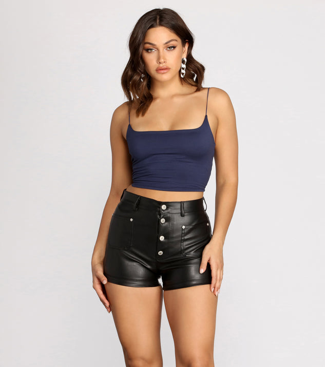 With fun and flirty details, Cropped Cutie Crop Top shows off your unique style for a trendy outfit for the summer season!