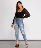 With fun and flirty details, Truly Adored Sheer Sleeve Bodysuit shows off your unique style for a trendy outfit for the summer season!