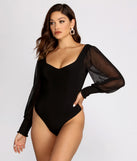 With fun and flirty details, Truly Adored Sheer Sleeve Bodysuit shows off your unique style for a trendy outfit for the summer season!