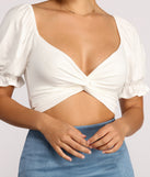With fun and flirty details, Your Type Tie Crop Top shows off your unique style for a trendy outfit for the summer season!