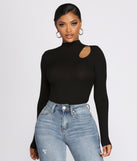 Dress up in Key Moment Knit Bodysuit as your going-out dress for holiday parties, an outfit for NYE, party dress for a girls’ night out, or a going-out outfit for any seasonal event!