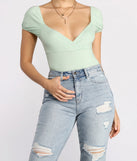With fun and flirty details, Sweet and Sassy Puff Sleeve Top shows off your unique style for a trendy outfit for the summer season!