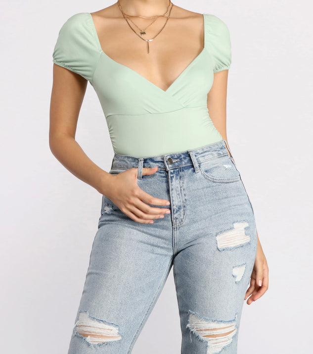 With fun and flirty details, Sweet and Sassy Puff Sleeve Top shows off your unique style for a trendy outfit for the summer season!