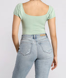 With fun and flirty details, Sweet and Sassy Puff Sleeve Top shows off your unique style for a trendy outfit for the summer season!