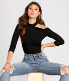 With fun and flirty details, Cold Shoulder Knit Bodysuit shows off your unique style for a trendy outfit for the summer season!