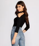With fun and flirty details, Cold Shoulder Knit Bodysuit shows off your unique style for a trendy outfit for the summer season!