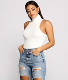 With fun and flirty details, Captivate Me Basic Crepe Sleeveless Bodysuit shows off your unique style for a trendy outfit for the summer season!