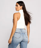 With fun and flirty details, Captivate Me Basic Crepe Sleeveless Bodysuit shows off your unique style for a trendy outfit for the summer season!