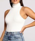 With fun and flirty details, Captivate Me Basic Crepe Sleeveless Bodysuit shows off your unique style for a trendy outfit for the summer season!