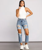 With fun and flirty details, Captivate Me Basic Crepe Sleeveless Bodysuit shows off your unique style for a trendy outfit for the summer season!