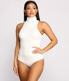 With fun and flirty details, Captivate Me Basic Crepe Sleeveless Bodysuit shows off your unique style for a trendy outfit for the summer season!